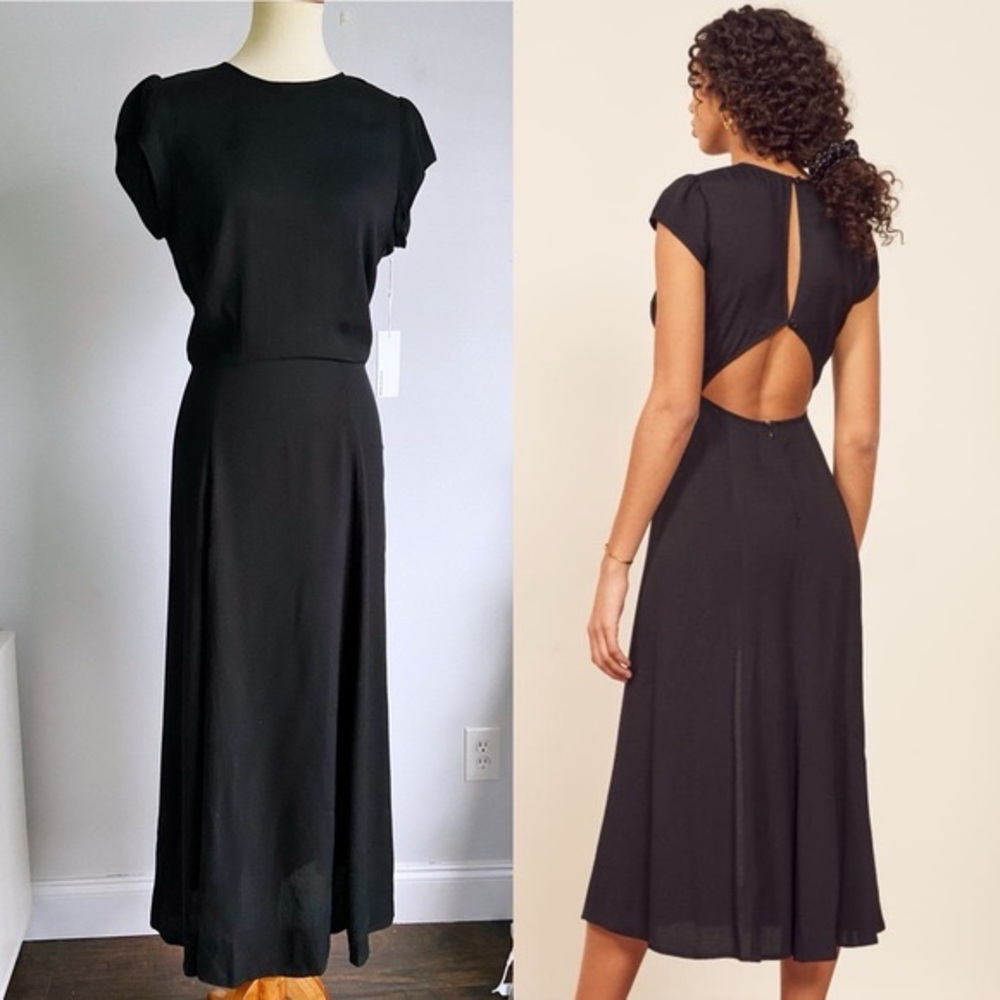 Elegant Black Dress - Reformation w/o Tags